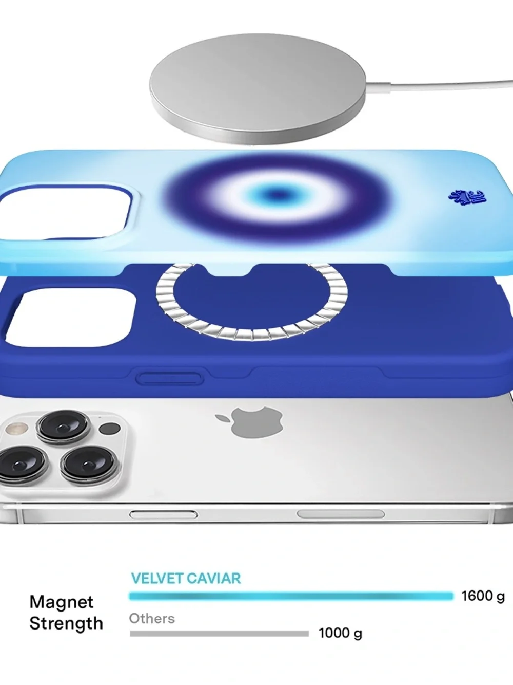 Velvet Caviar - Evil Eye Aura iPhone 14 Pro Case